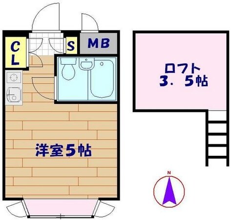 ベルシティ川口1号棟の物件間取画像
